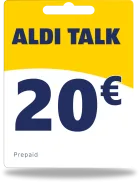 Alditalk Guthaben 20€